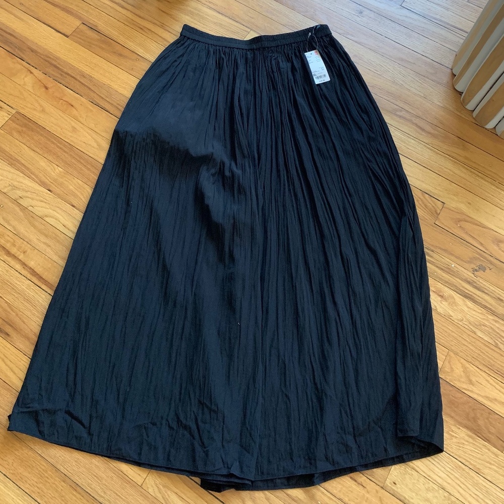 Black Uniqlo Wide Leg Palazzo Pants, SZ XL, NWT